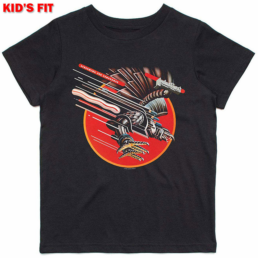 Judas Priest tričko, Screaming For Vengeance Black, dětské, velikost M velikost M věk (7 - 8 let))