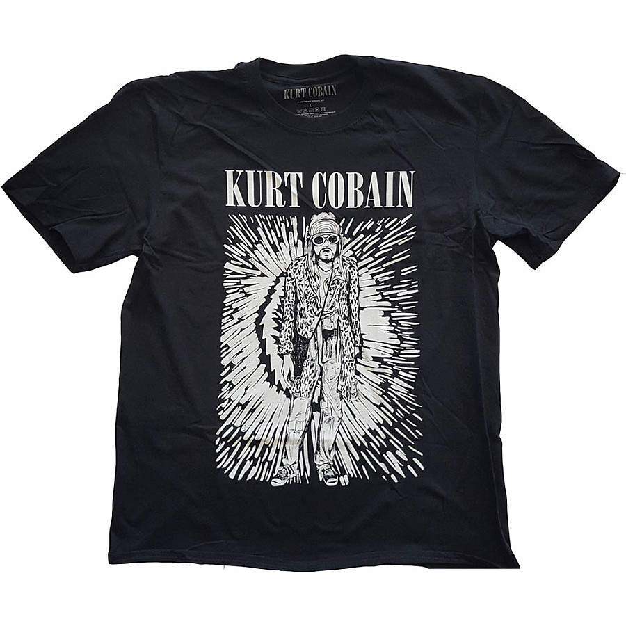 Nirvana tričko, Kurt Cobain Brilliance Black, pánské, velikost XXL