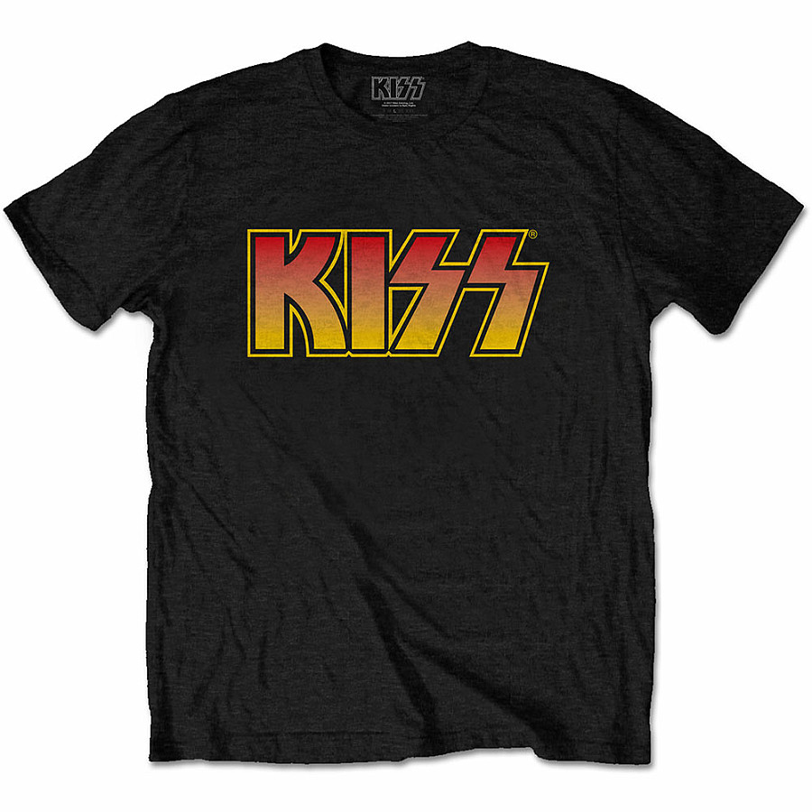 KISS tričko, Classic Logo Black, pánské, velikost XXL