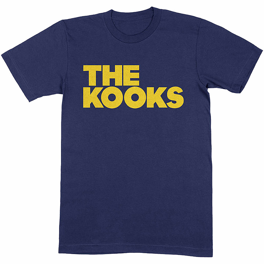 The Kooks tričko, Logo Navy Blue, pánské, velikost M