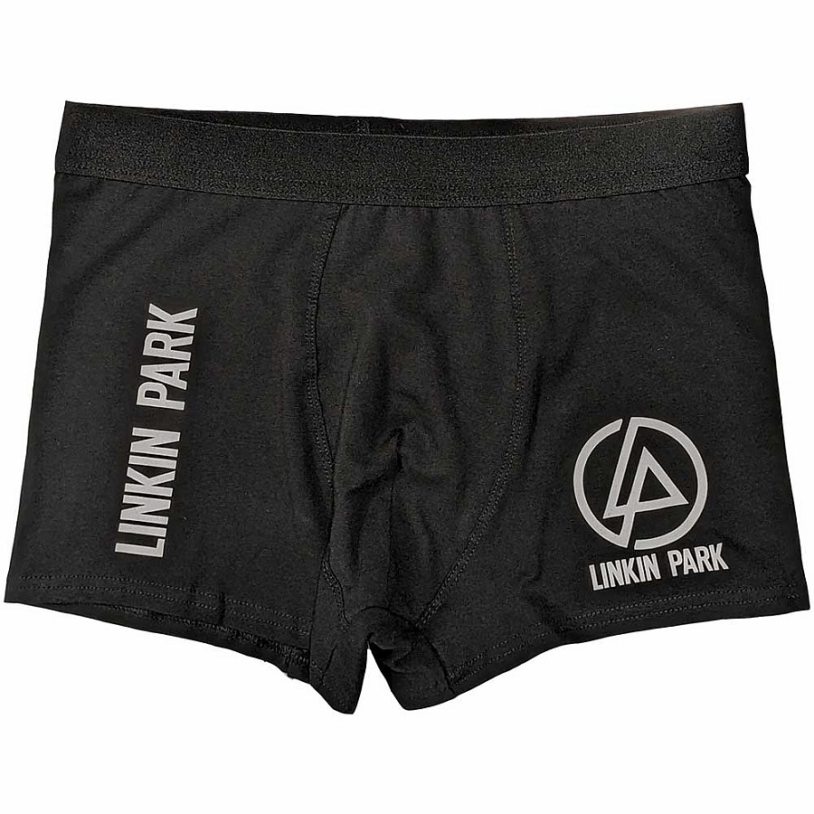 Linkin Park boxerky CO+EA, Concentric Black, pánské, velikost S