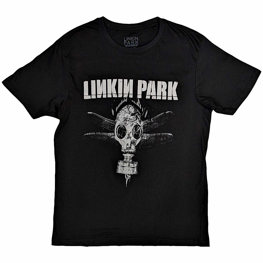 Linkin Park tričko, Gas Mask Black, pánské, velikost XXL