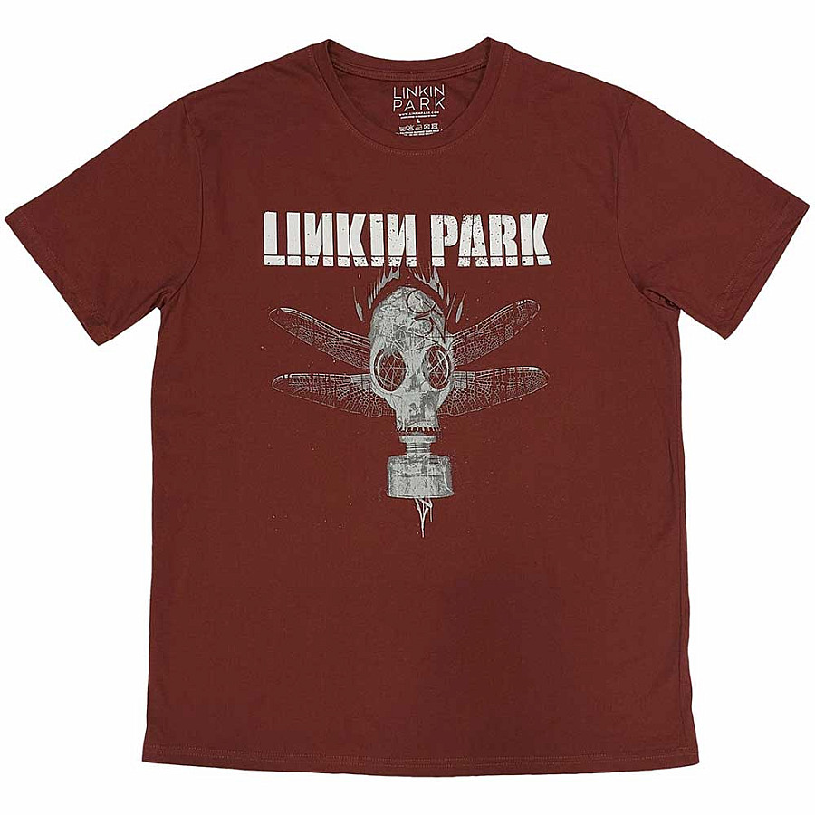 Linkin Park tričko, Gas Mask Red, pánské, velikost XXL