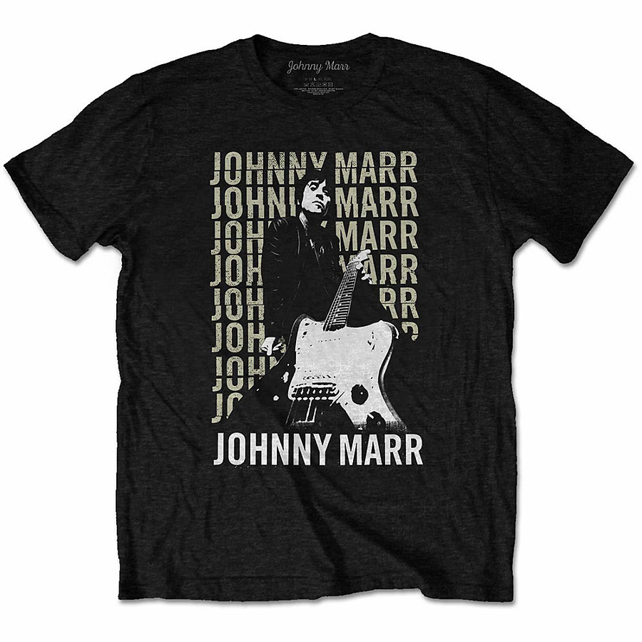 Johnny Marr tričko, Guitar Photo Black, pánské, velikost M