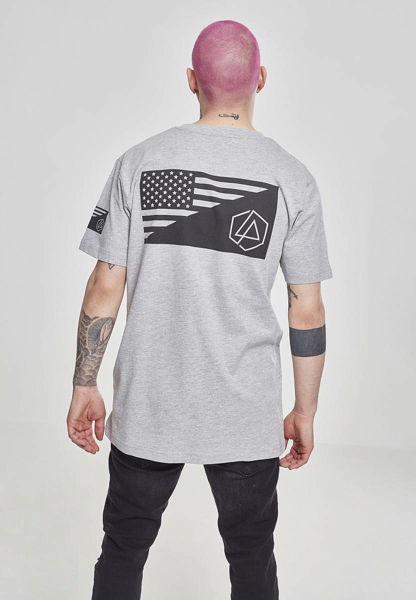 Linkin Park tričko, Flag BP Grey, pánské, velikost L