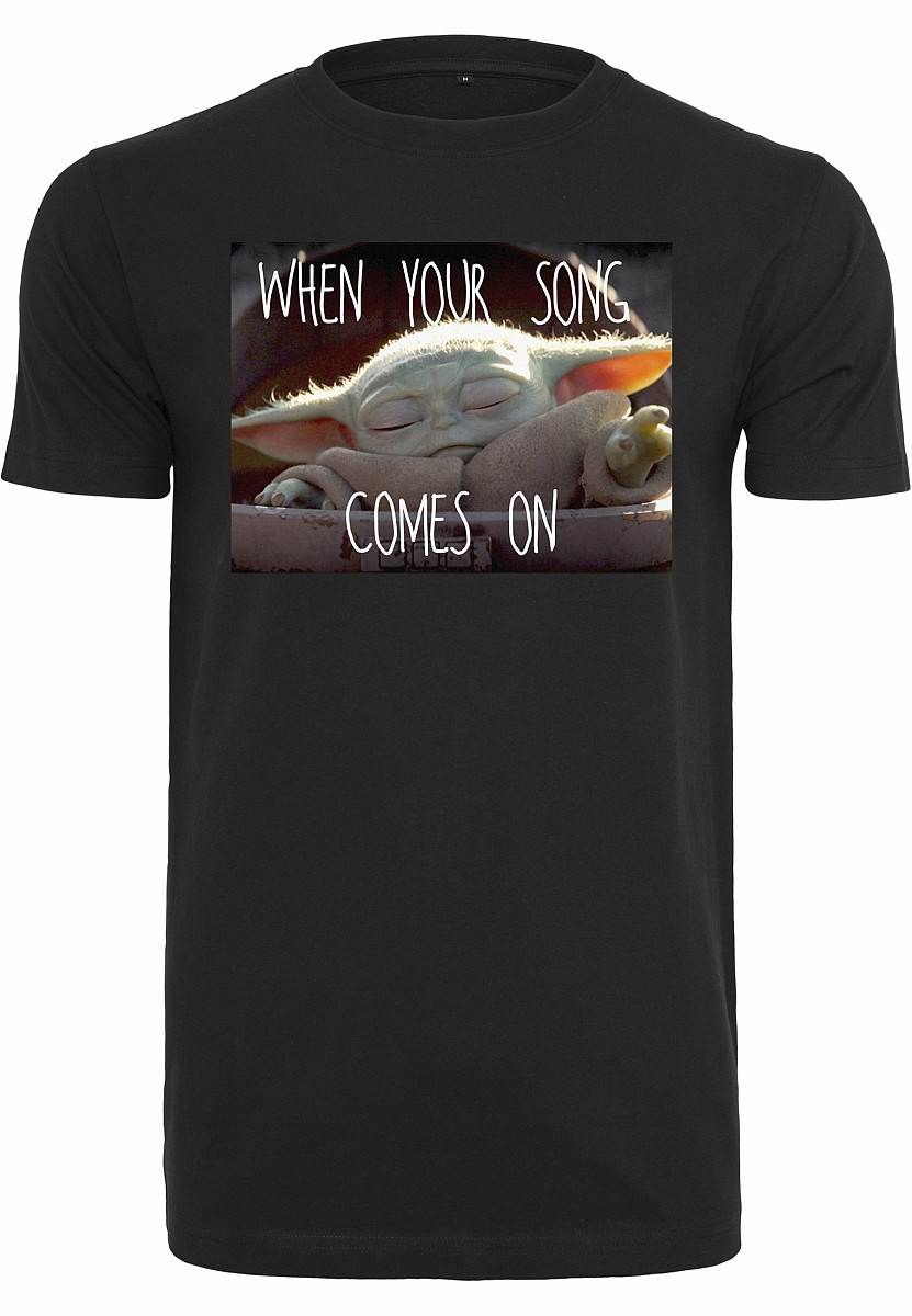 Star Wars tričko, Baby Yoda Song Black, pánské, velikost XL