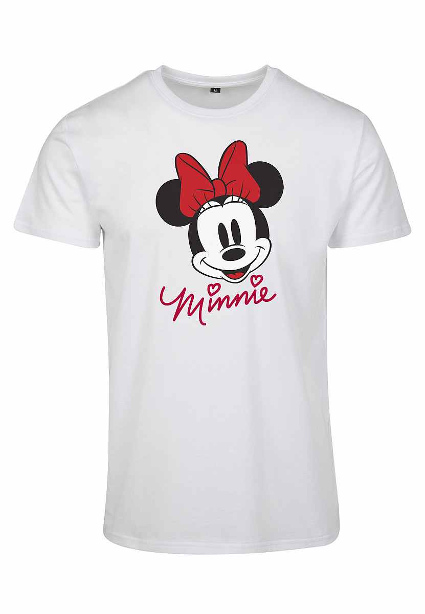 Mickey Mouse tričko, Minnie Mouse Girly White, dámské, velikost S