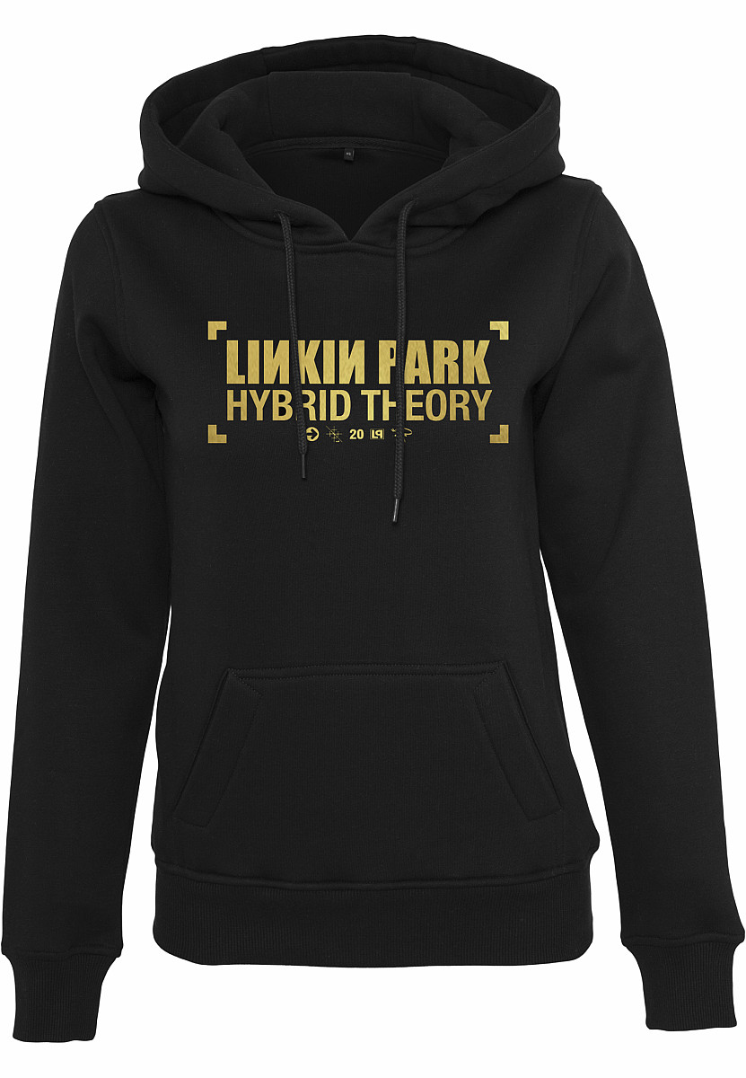 Linkin Park mikina, Anniversary Logo Hoody Black, dámská, velikost M