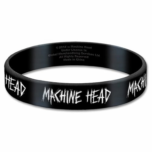 Machine Head silikonový náramek, Logo