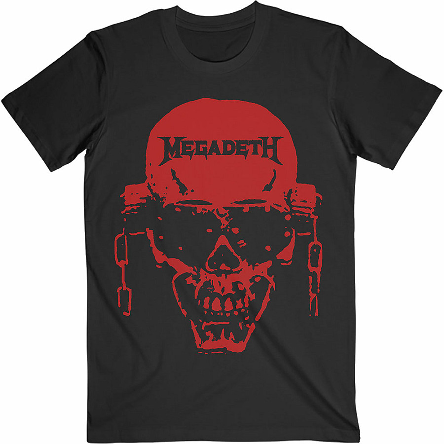 Megadeth tričko, Vic Hi Contrast Red Black, pánské, velikost L
