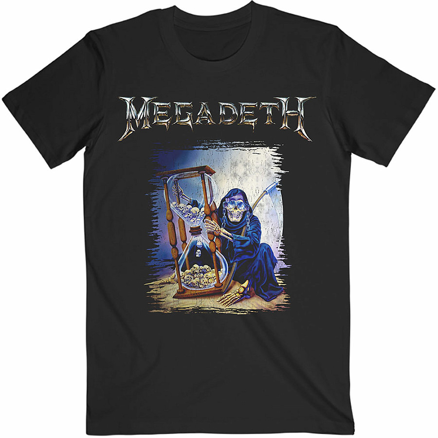 Megadeth tričko, Countdown Hourglass Black, pánské, velikost XL