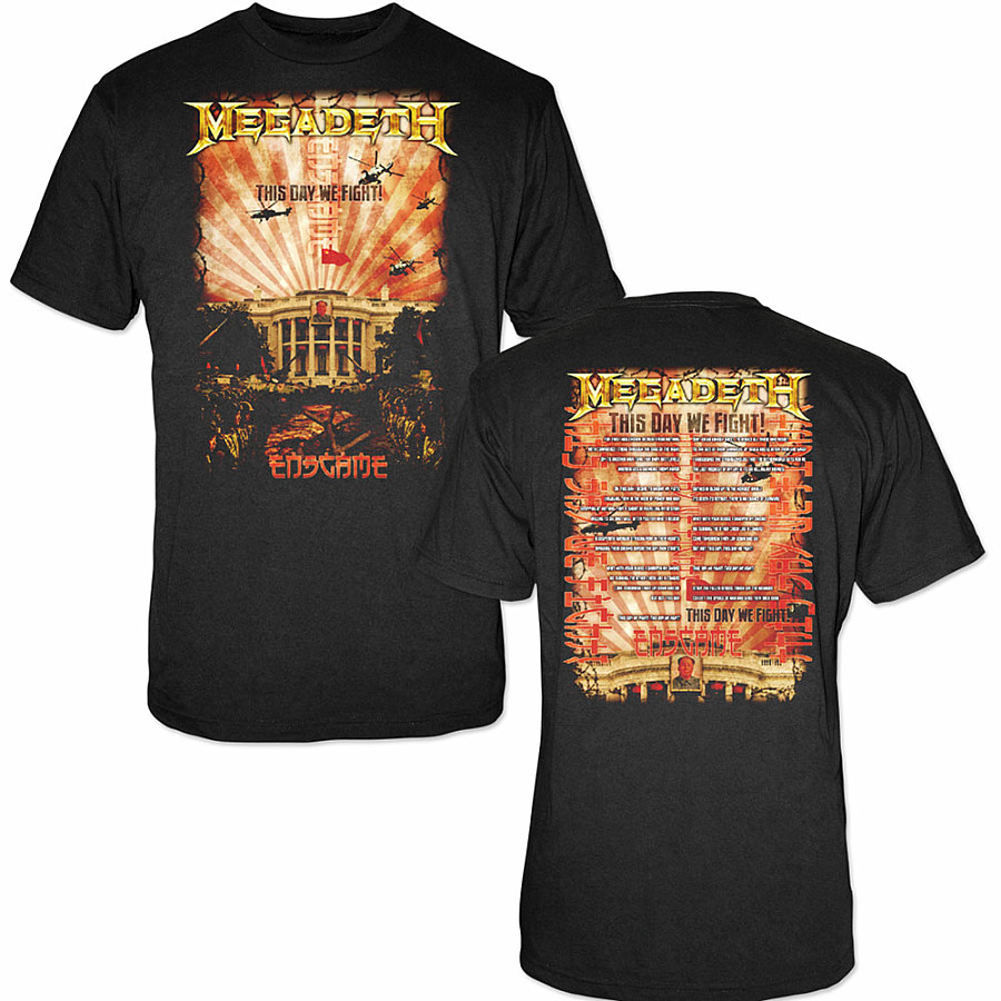 Megadeth tričko, China Whitehouse BP Black, pánské, velikost XXL
