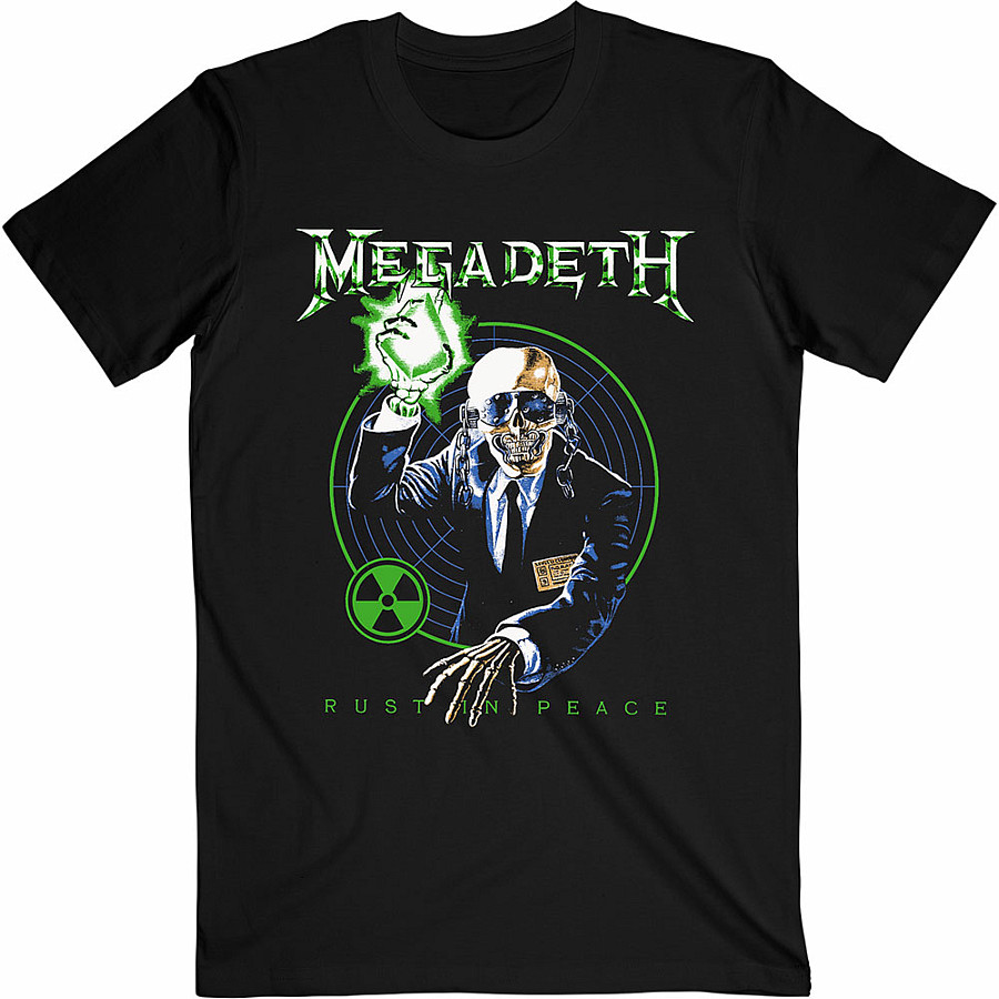 Megadeth tričko, Vic Target RIP Anniversary Black, pánské, velikost S