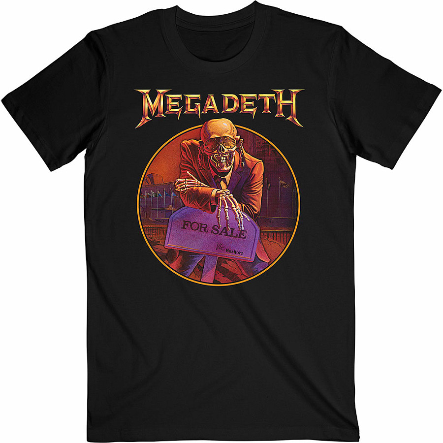 Megadeth tričko, Peace Sells… Tracklist BP Black, pánské, velikost XL