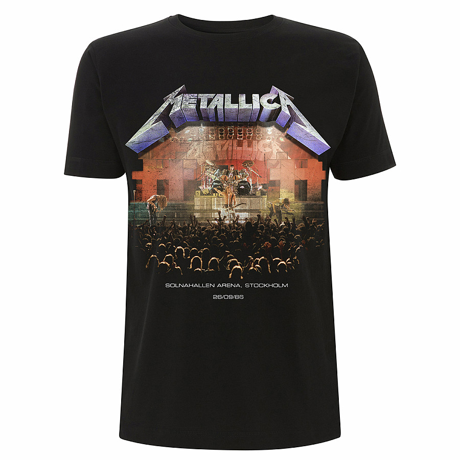 Metallica tričko, Stockholm 86, pánské, velikost M