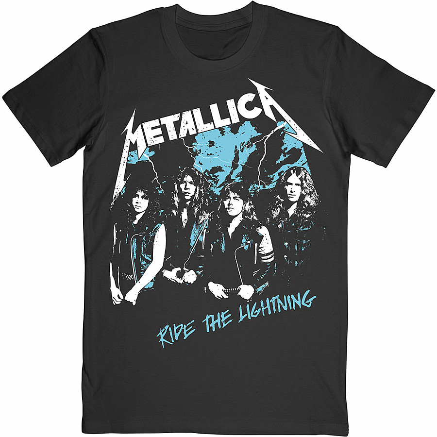 Metallica tričko, Vintage Ride The Lightning Black, pánské, velikost M