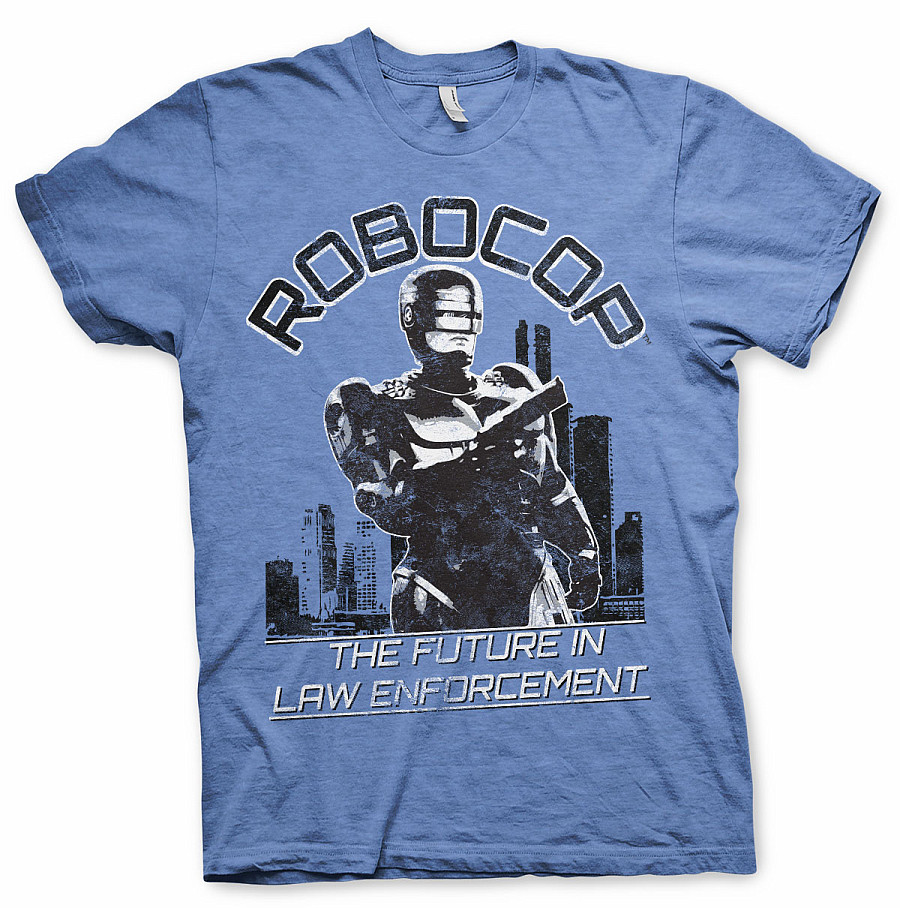 Robocop tričko, The Future In Law Enforcement Blue, pánské, velikost XL