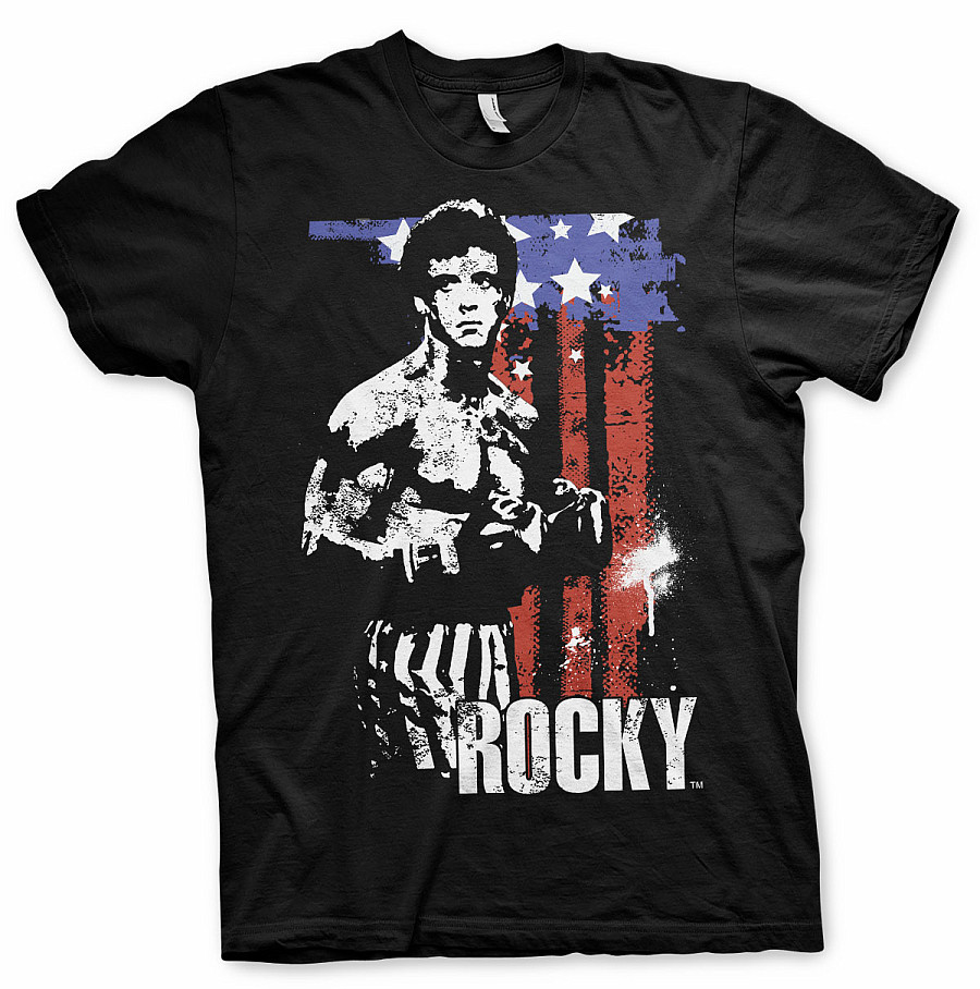 Rocky tričko, American Flag, pánské, velikost L