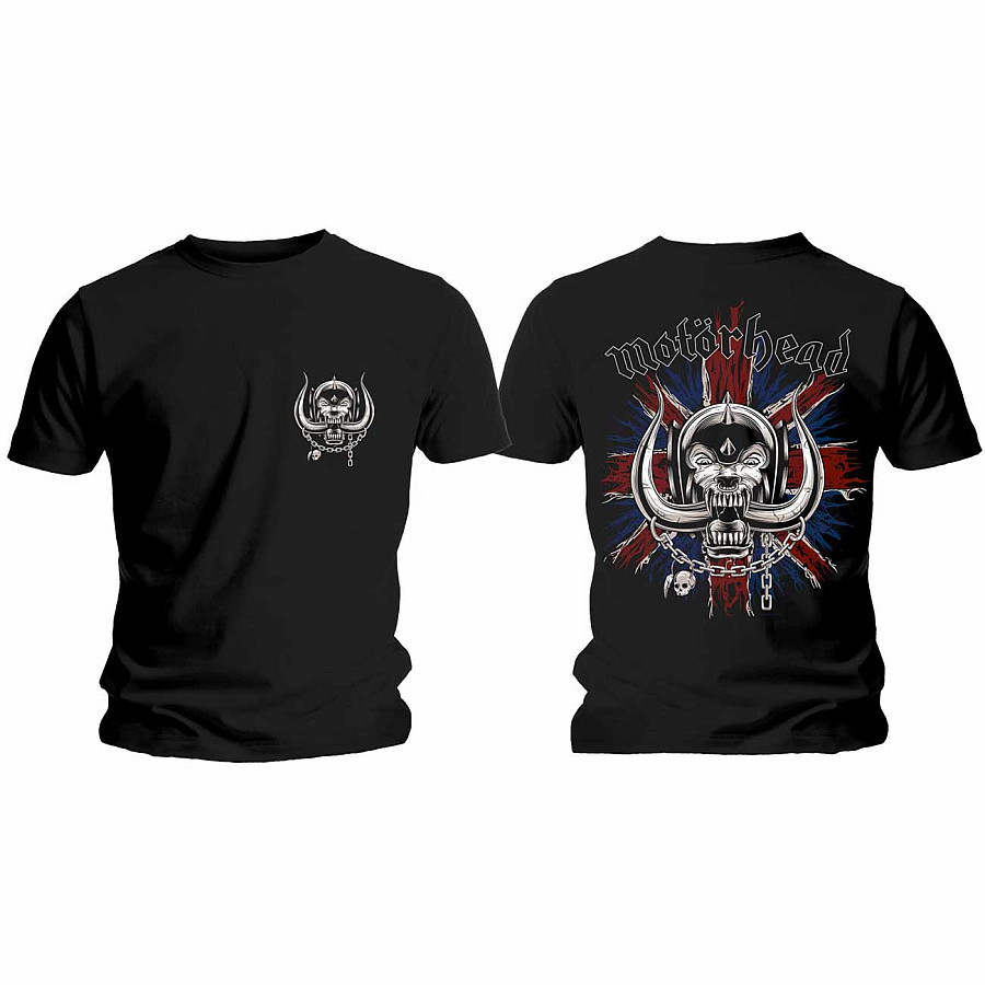 Motorhead tričko, British Warpig &amp; Logo, pánské, velikost M