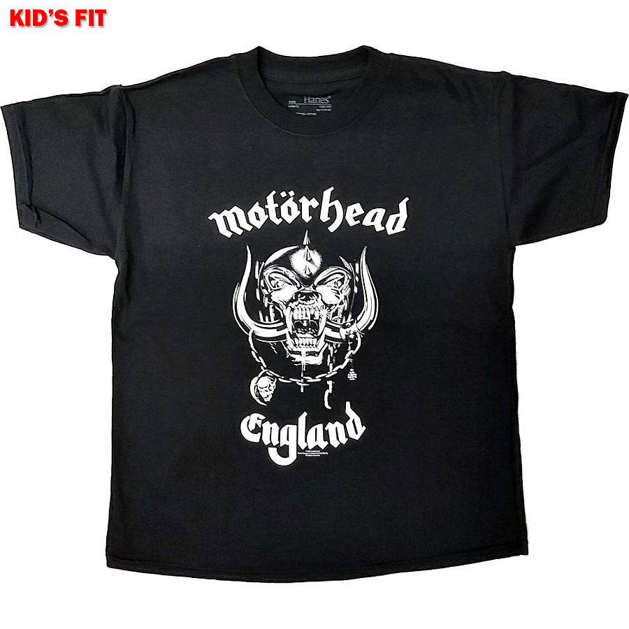 Motorhead tričko, England Black, dětské, velikost L velikost L (11-12 let)
