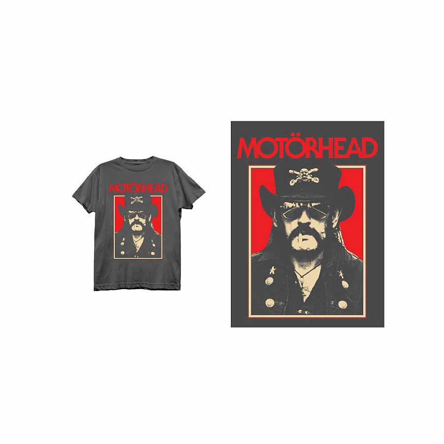 Motorhead tričko, Lemmy RJ Grey, pánské, velikost M