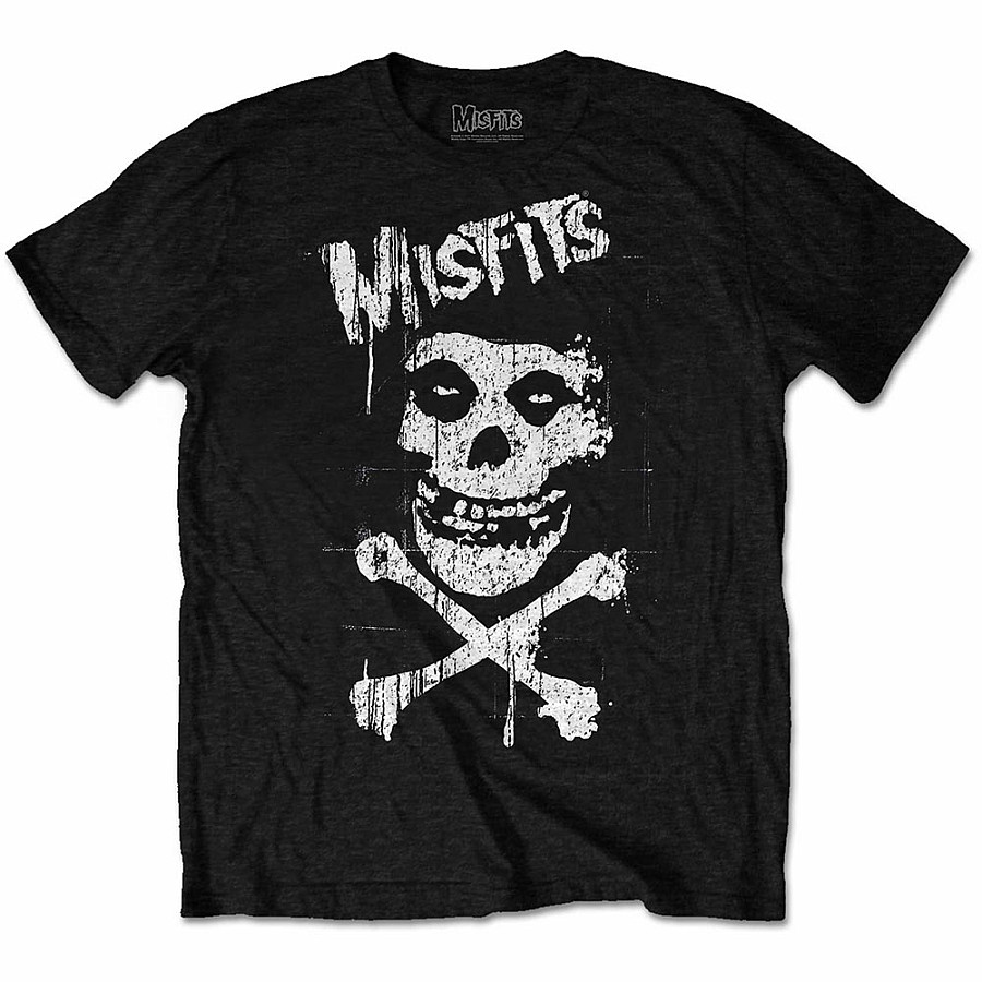 Misfits tričko, Cross Bones Black, pánské, velikost L