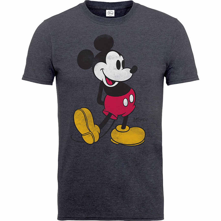 Mickey Mouse tričko, Mickey Mouse Vintage Grey, pánské, velikost L