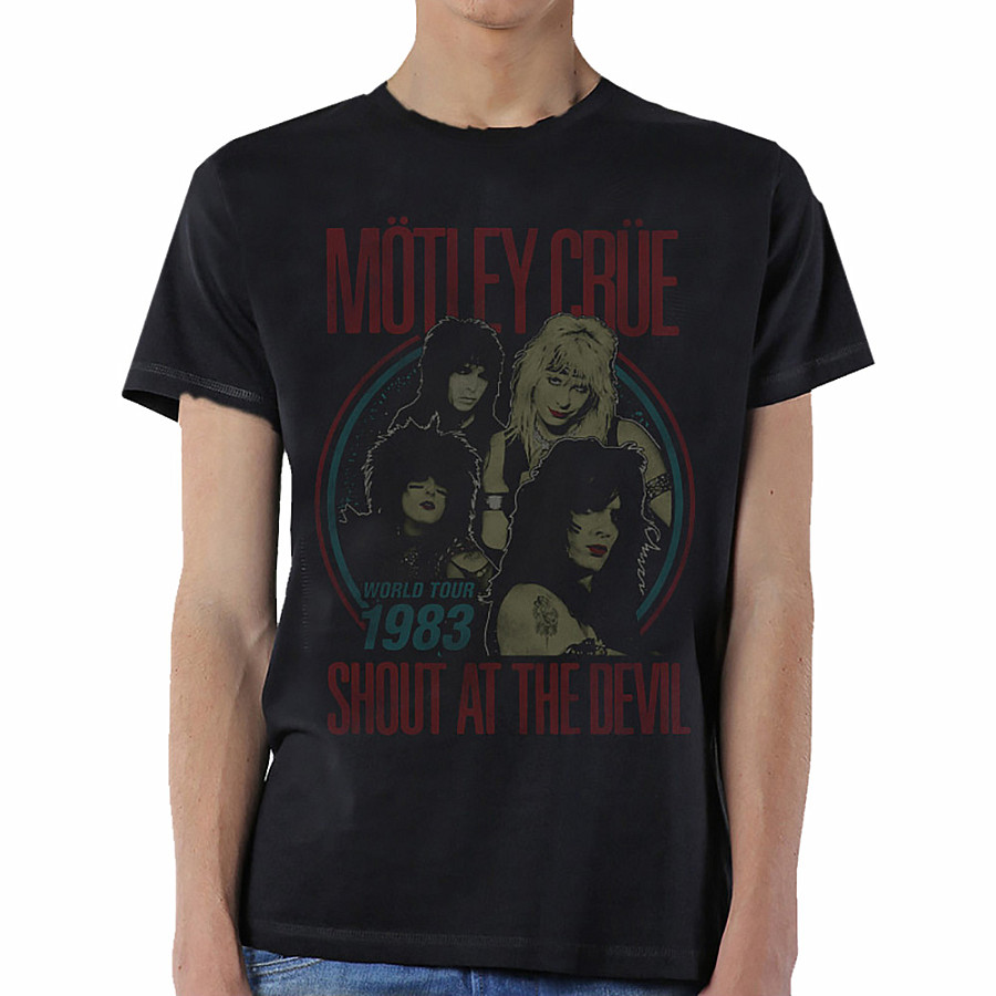 Motley Crue tričko, MC Vintage World Tour Devil, pánské, velikost XXL