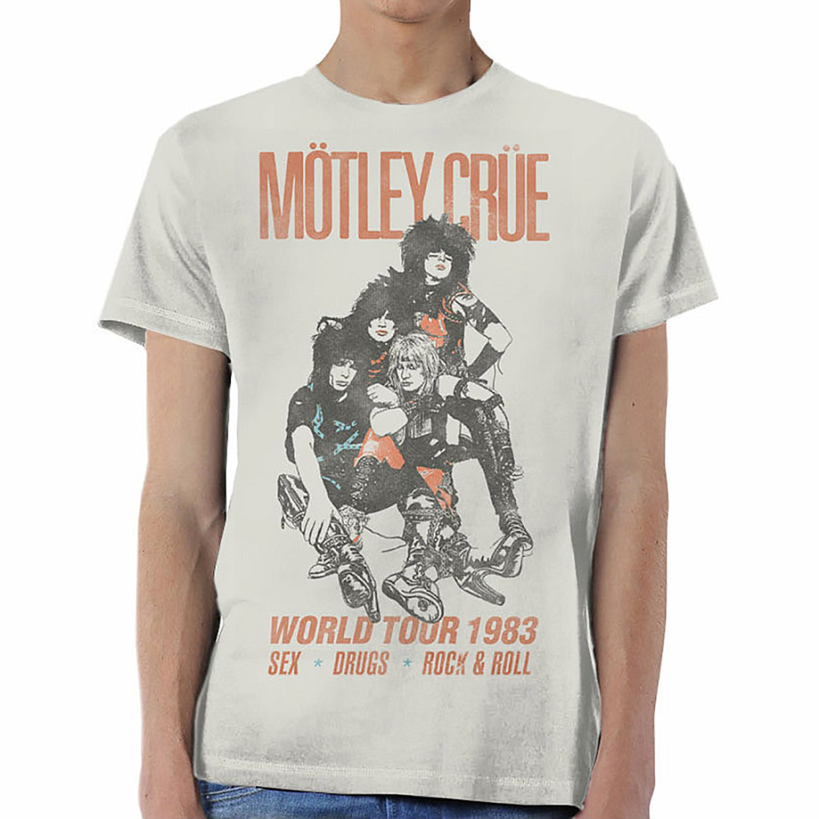 Motley Crue tričko, MC World Tour Vintage, pánské, velikost XXL