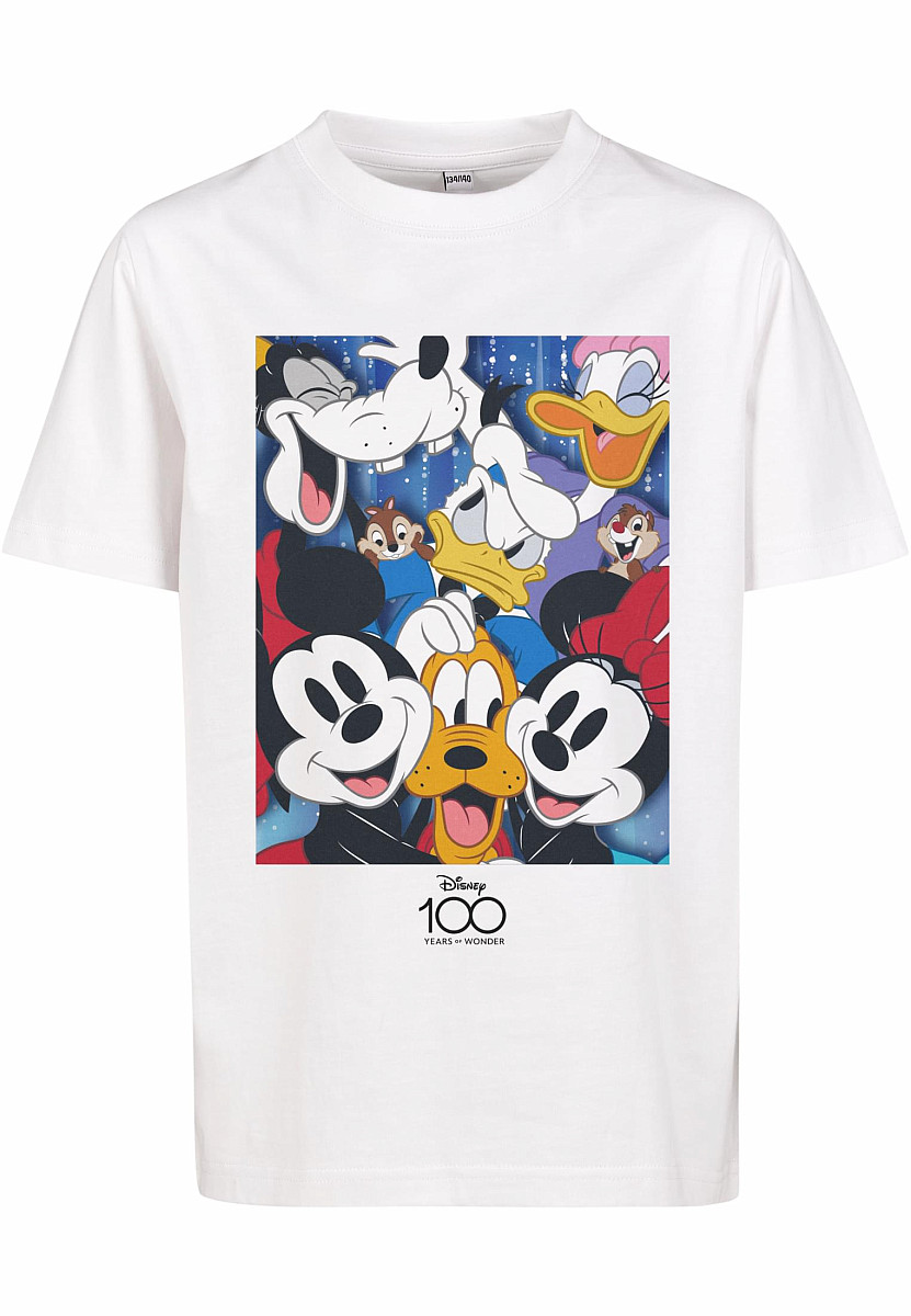Mickey Mouse tričko, Disney 100 Mickey &amp; Friends White, dětské, velikost XXL dětská velikost XXL - 158/164 (14 let)