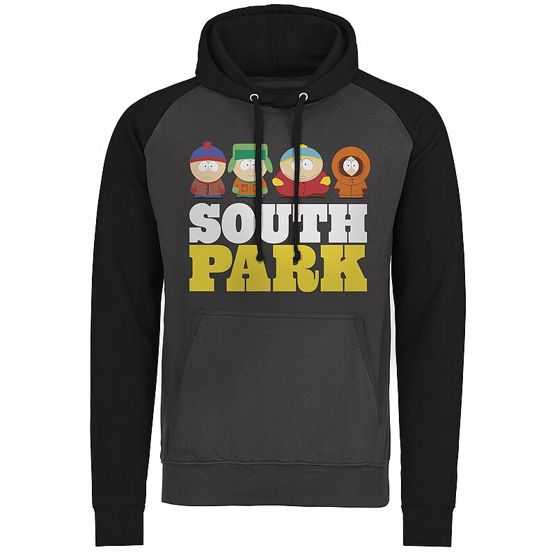 South Park mikina, South Park Baseball Dark Grey, pánská, velikost M