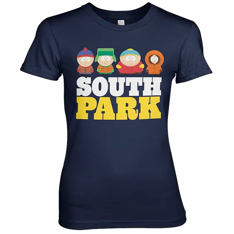 South Park tričko, South Park Girly Navy, dámské, velikost M