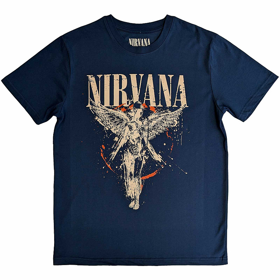 Nirvana tričko, In Utero Blue, pánské, velikost XXL
