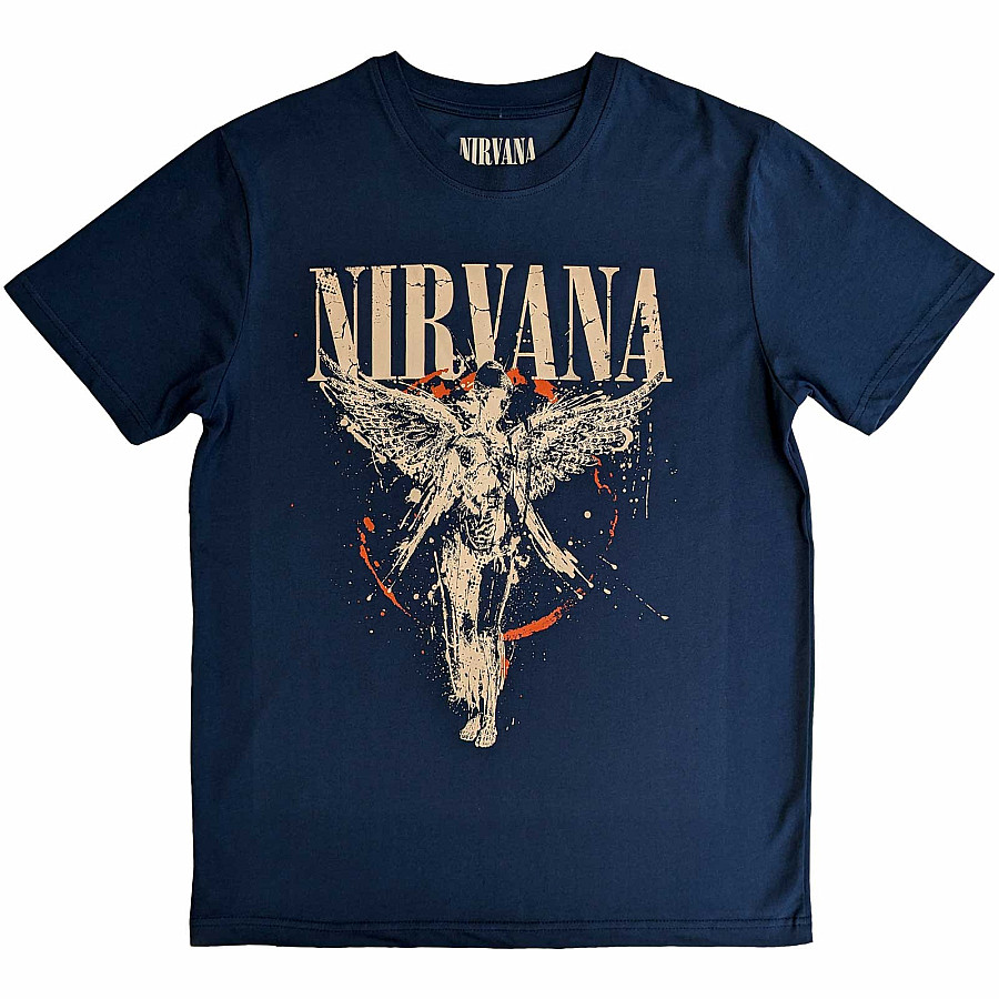 Nirvana tričko, In Utero Blue, pánské, velikost XL