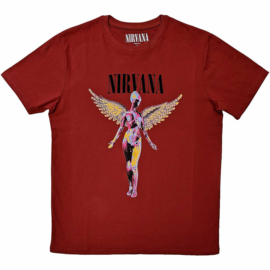 Nirvana tričko, In Utero Red, pánské, velikost XXL