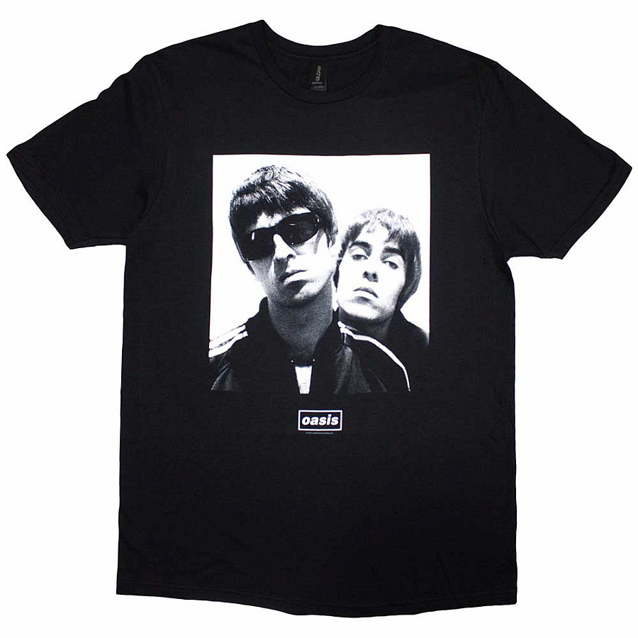 Oasis tričko, Noel & Liam Boxed Photo Black, pánské, velikost XXL