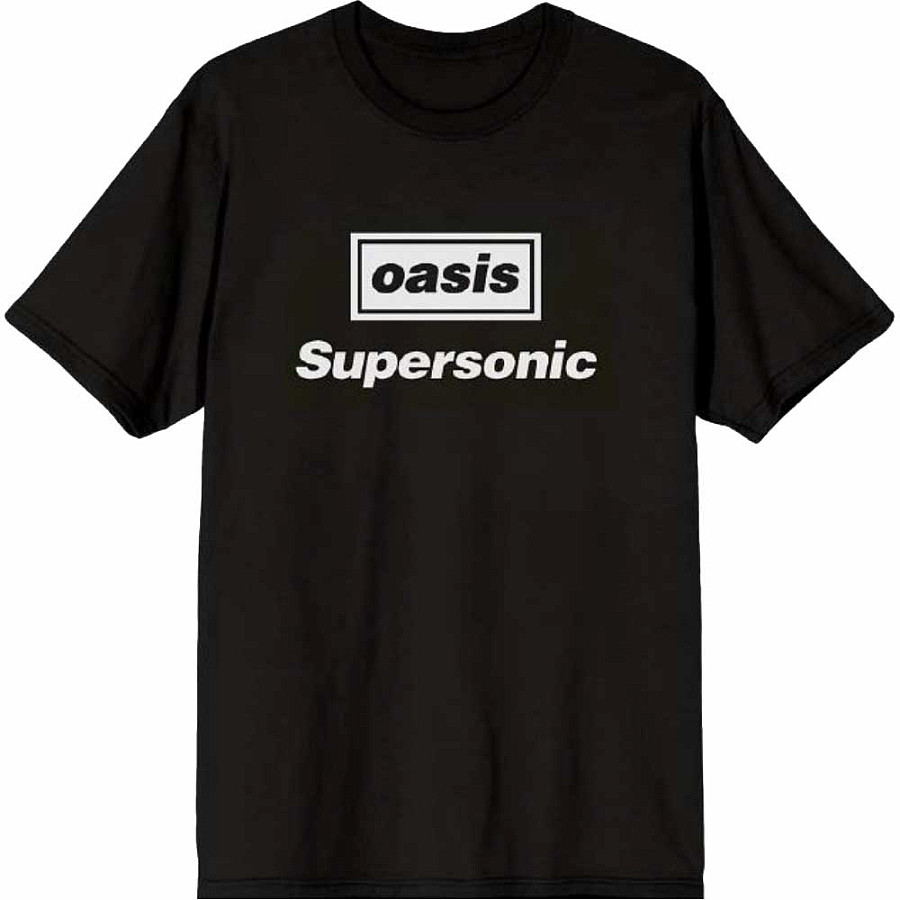 Oasis tričko, Supersonic Title Black, pánské, velikost XXL