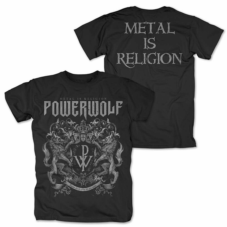 Powerwolf tričko, Metal Is Religion BP Black, pánské, velikost XXL