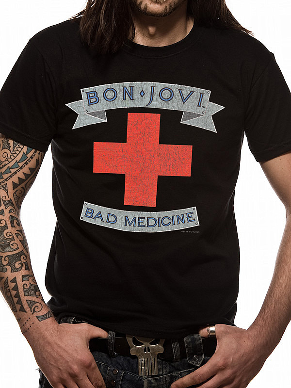 Bon Jovi tričko, Bad Medicine, pánské, velikost XL