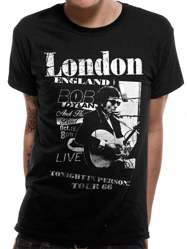 Bob Dylan tričko, Live In London, pánské, velikost M