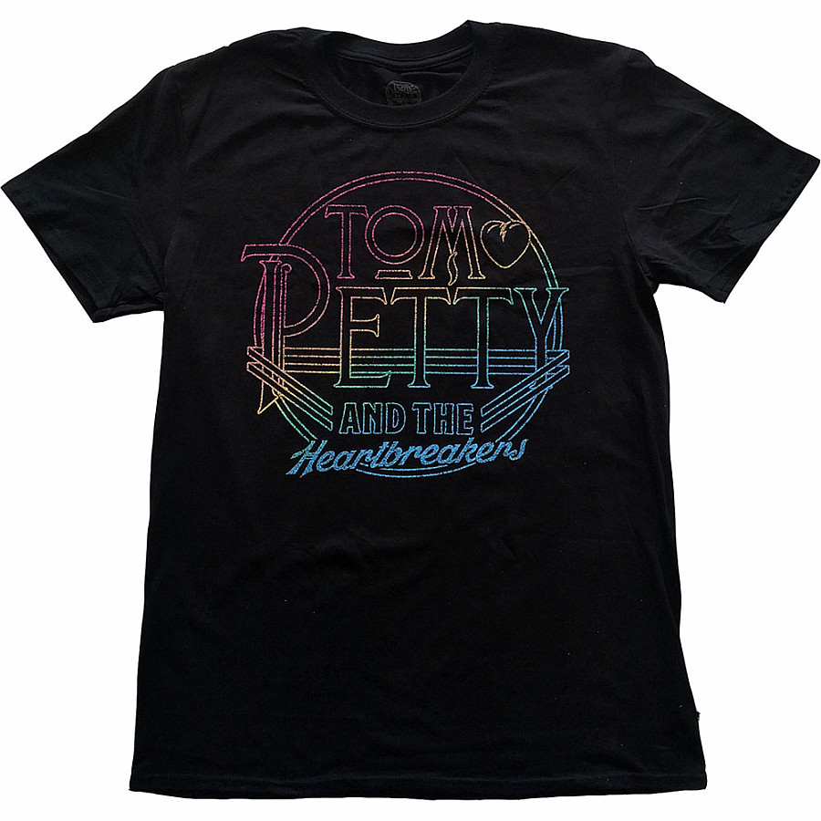 Tom Petty tričko, Circle Logo Black, pánské, velikost S
