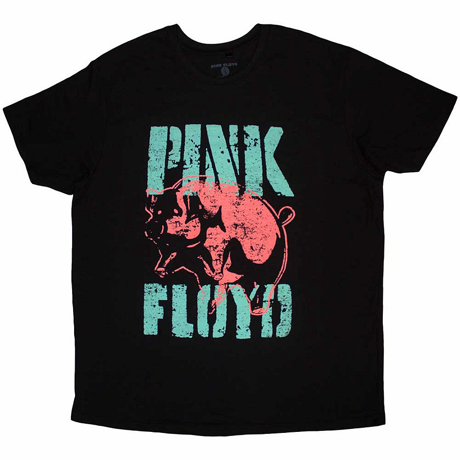 Pink Floyd tričko, Big Pig Black, pánské, velikost XL