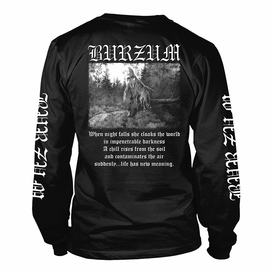 Burzum tričko dlouhý rukáv, Filosofem 2018 Black, pánské, velikost M