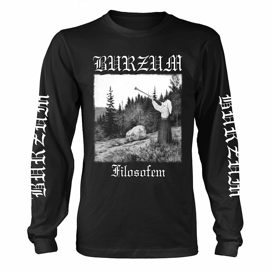 Burzum tričko dlouhý rukáv, Filosofem 2018 Black, pánské, velikost XXL