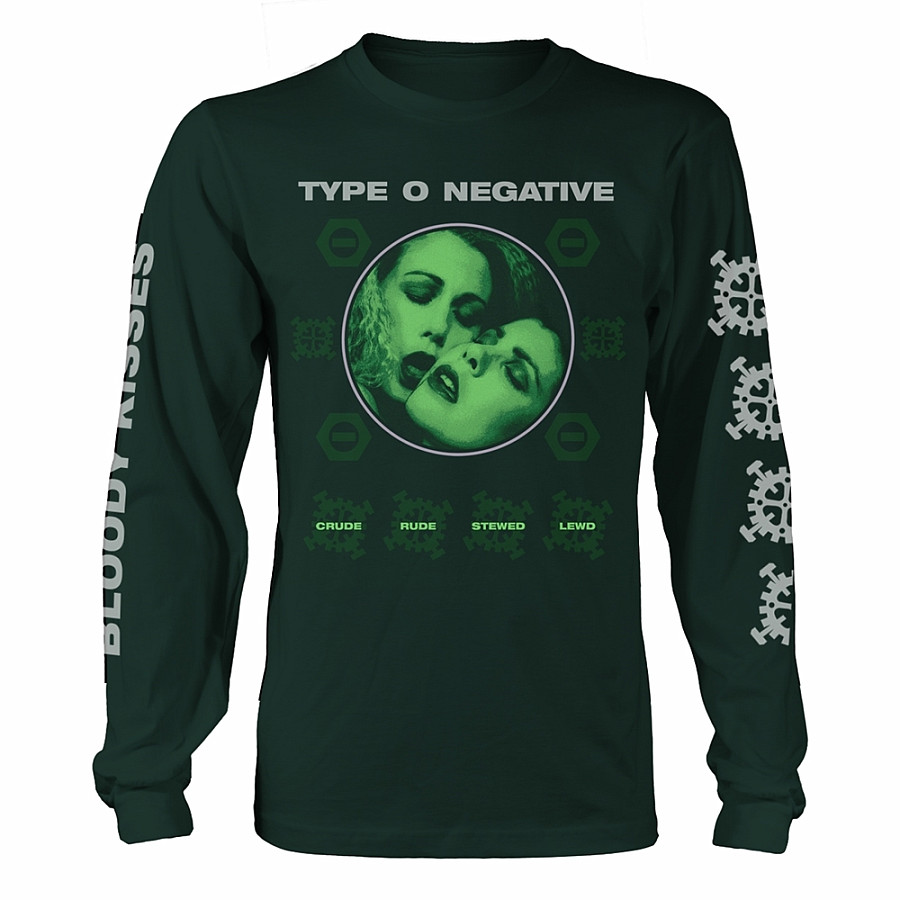 Type O Negative tričko dlouhý rukáv, Crude Gears, pánské, velikost XXL