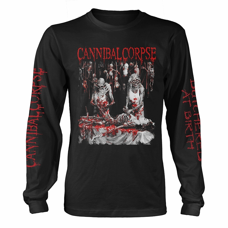 Cannibal Corpse tričko dlouhý rukáv, Butchered At Birth Explicit, pánské, velikost M