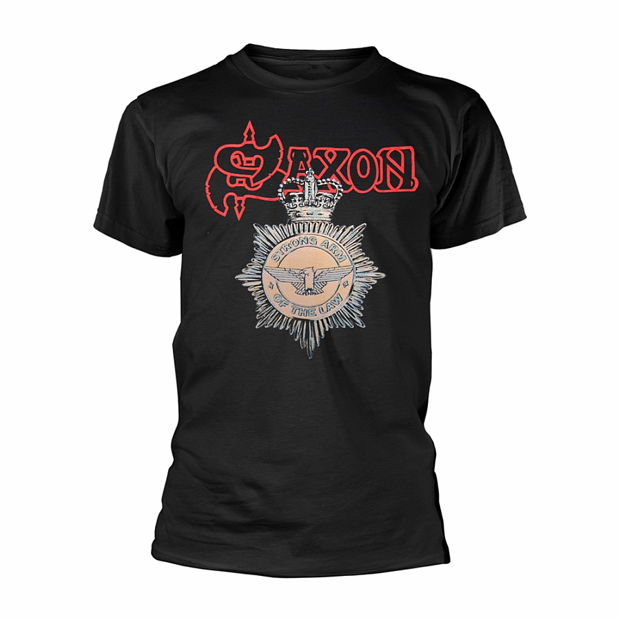 Saxon tričko, Strong Arm Of The Law, pánské, velikost M