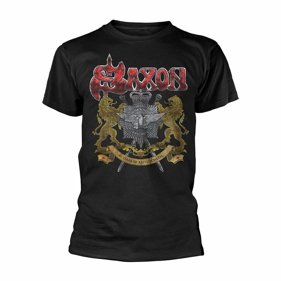 Saxon tričko, 40 Years, pánské, velikost M