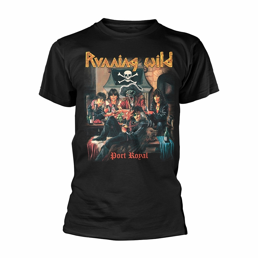 Running Wild tričko, Port Royal Black, pánské, velikost XXXL