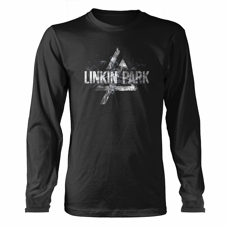 Linkin Park tričko dlouhý rukáv, Smoke Logo Black, pánské, velikost L